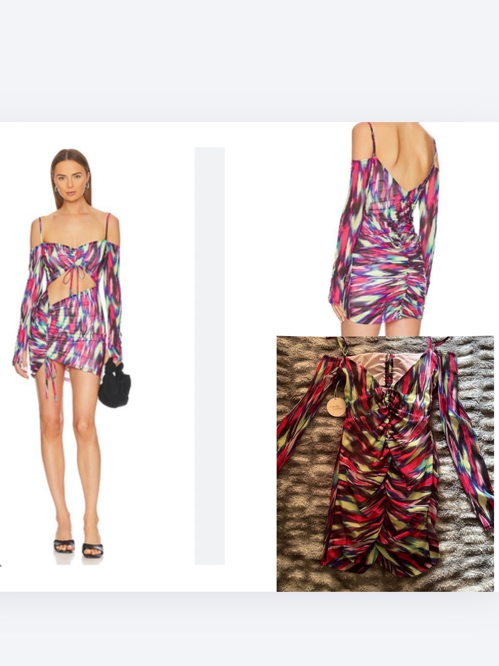 Vivian Mini Dress in Blue Hallucinogen
CAMILA COELHO